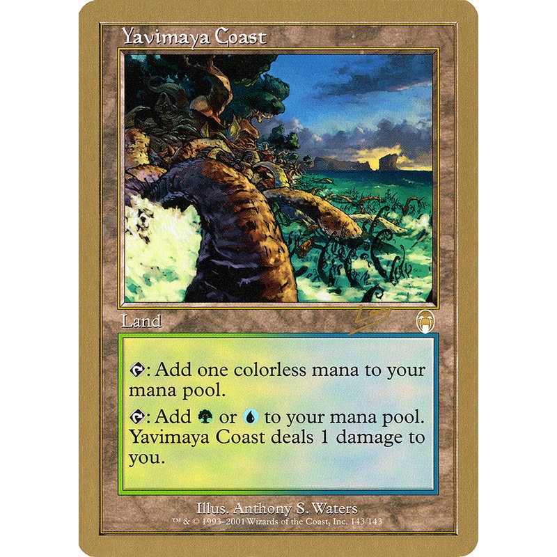 Yavimaya Coast (Raphael Levy) [World Championship Decks 2002]
