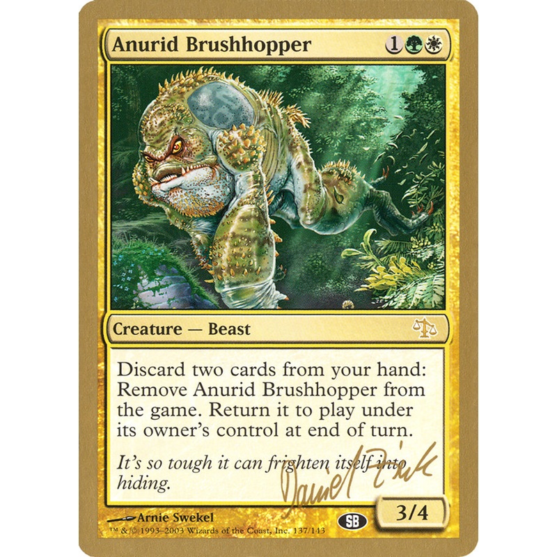 Anurid Brushhopper (Daniel Zink) (SB) [World Championship Decks 2003]