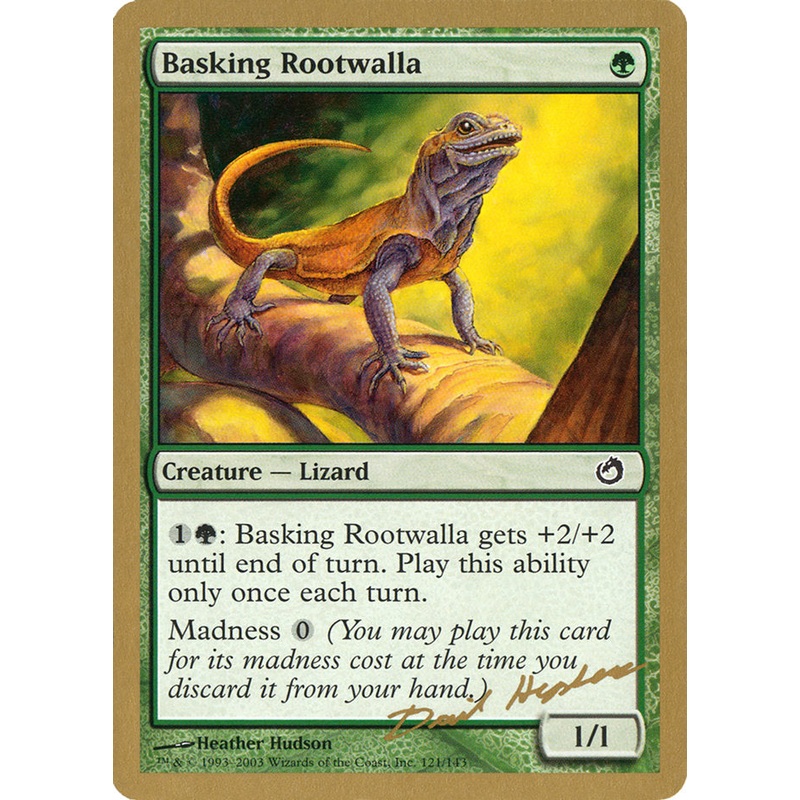 Basking Rootwalla (Dave Humpherys) [World Championship Decks 2003]