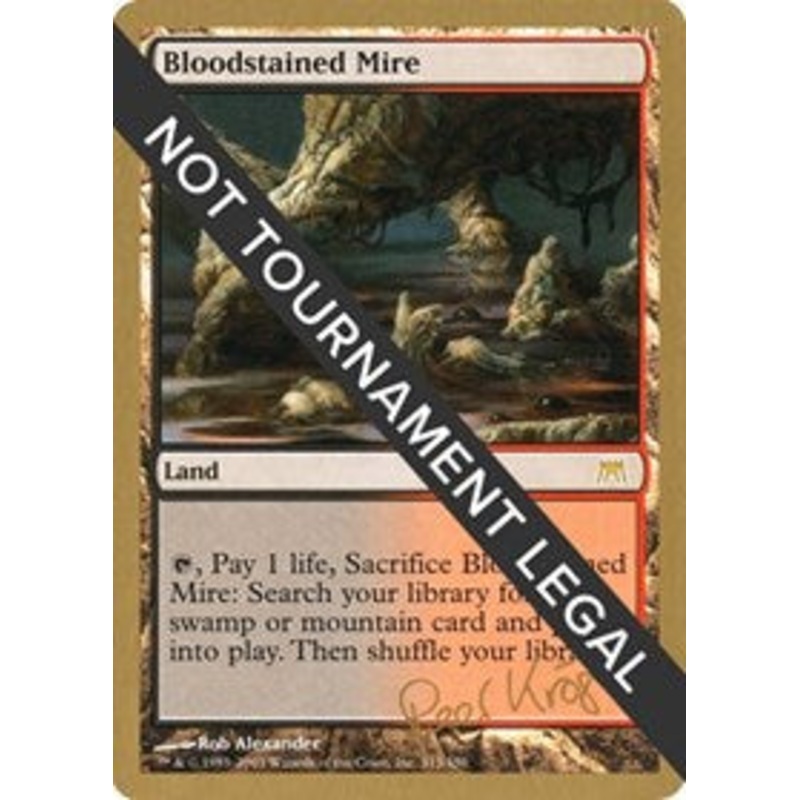 Bloodstained Mire - 2003 Peer Kroger (ONS) [World Championship Decks]