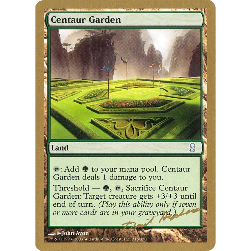 Centaur Garden (Dave Humpherys) [World Championship Decks 2003]