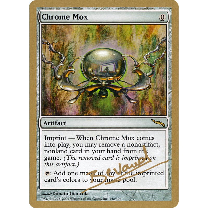 Chrome Mox (Manuel Bevand) [World Championship Decks 2004]