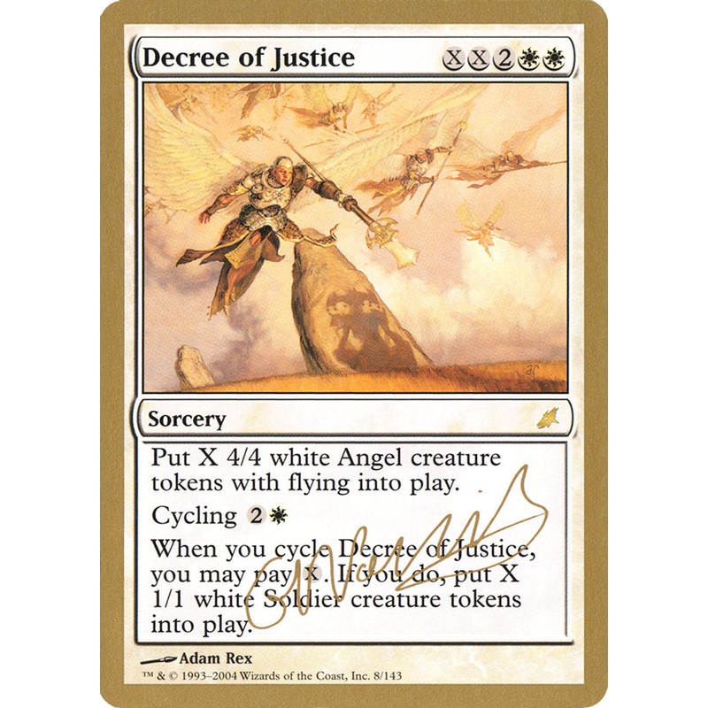 Decree of Justice (Gabriel Nassif) [World Championship Decks 2004]