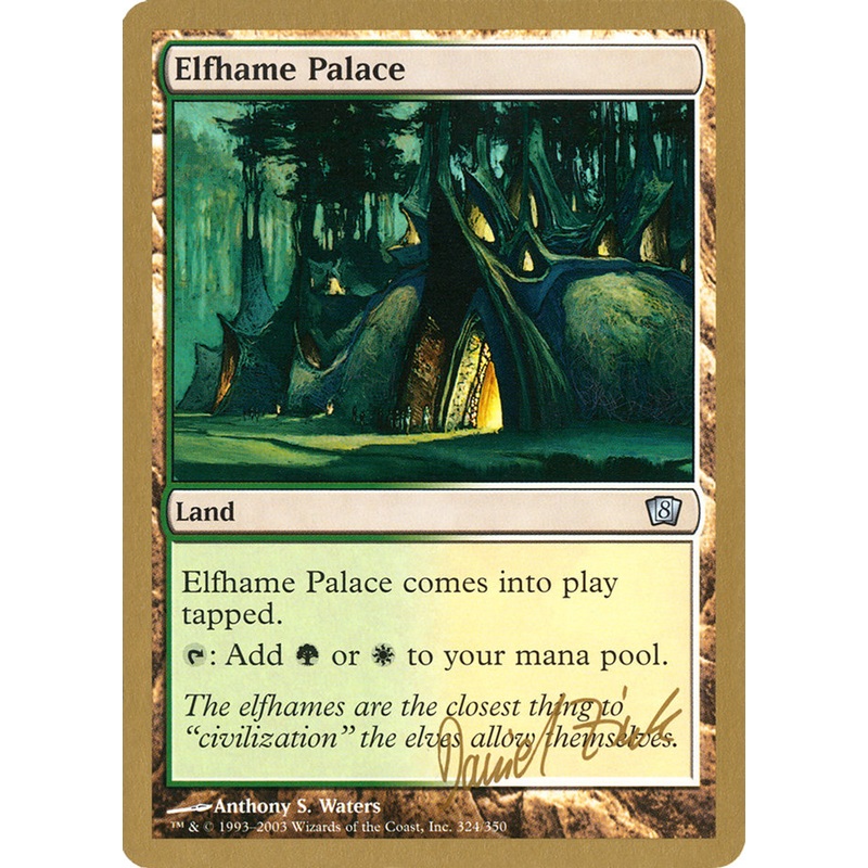 Elfhame Palace (Daniel Zink) [World Championship Decks 2003]