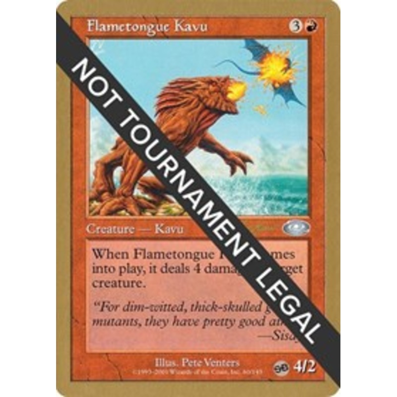 Flametongue Kavu - 2002 Sim Han How (PLS) (SB) [World Championship Decks]