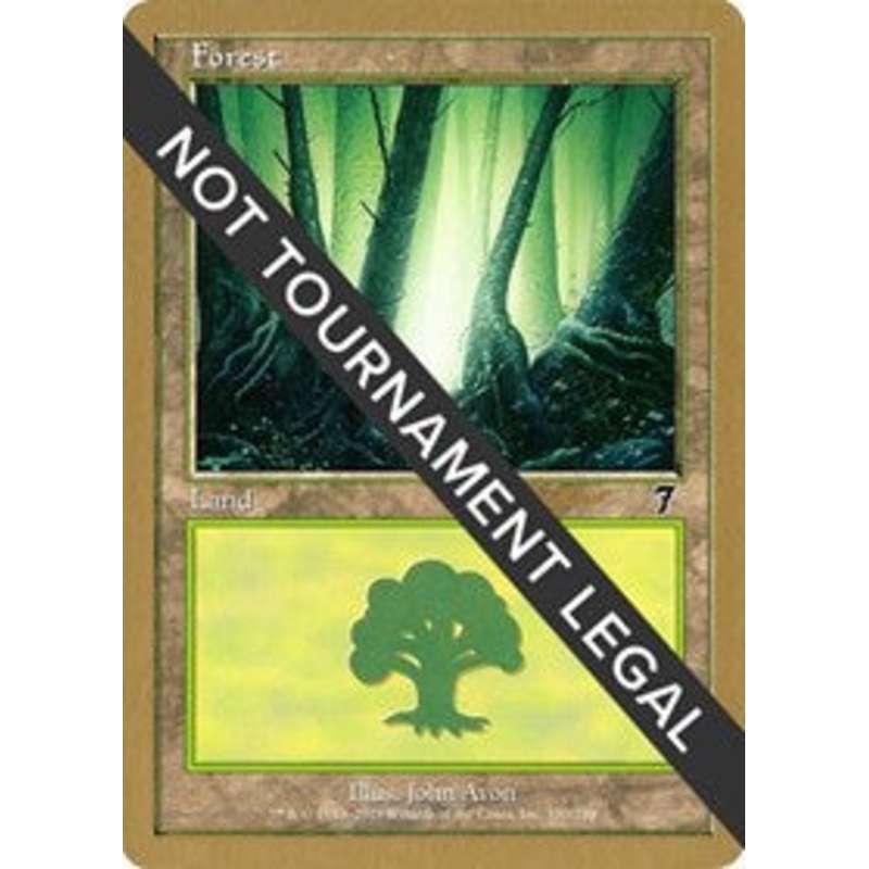 Forest (330) - 2002 Sim Han How (7ED) [World Championship Decks]