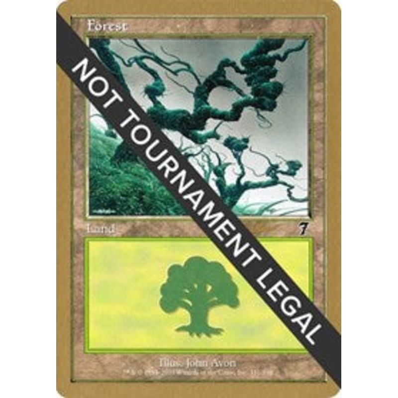 Forest (331) - 2002 Sim Han How (7ED) [World Championship Decks]