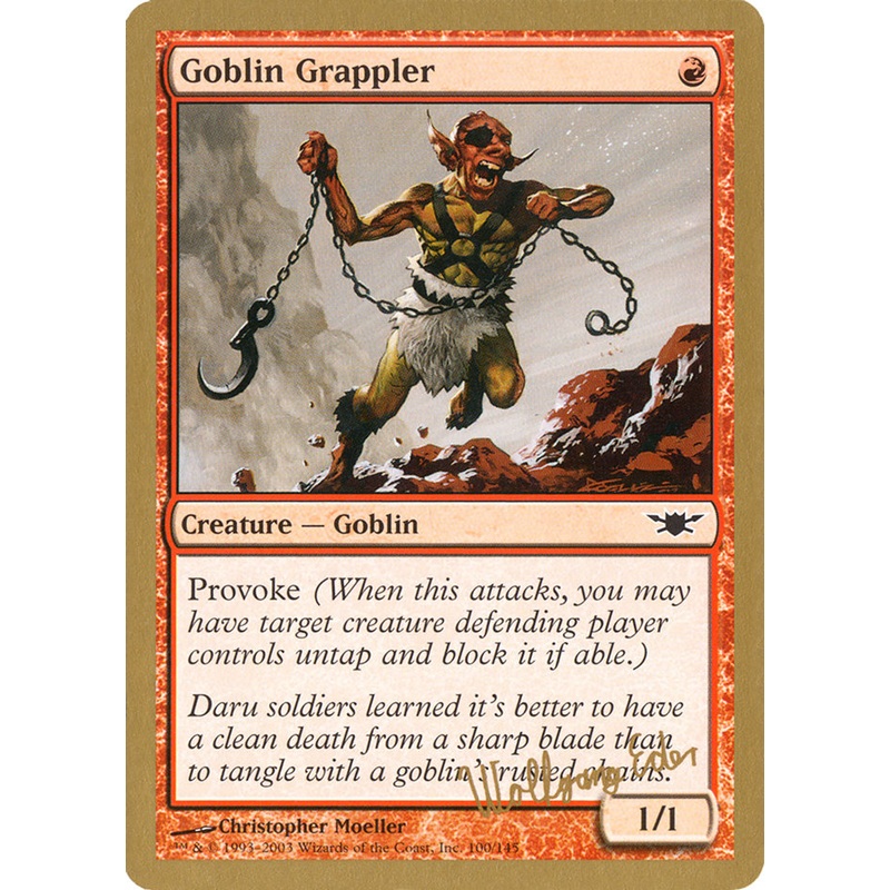 Goblin Grappler (Wolfgang Eder) [World Championship Decks 2003]
