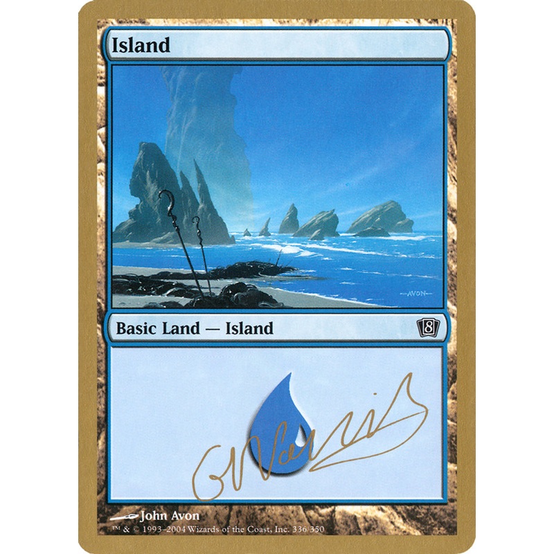 Island (gn336) (Gabriel Nassif) [World Championship Decks 2004]