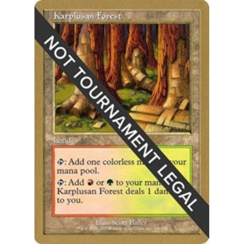 Karplusan Forest - 2002 Sim Han How (7ED) [World Championship Decks]