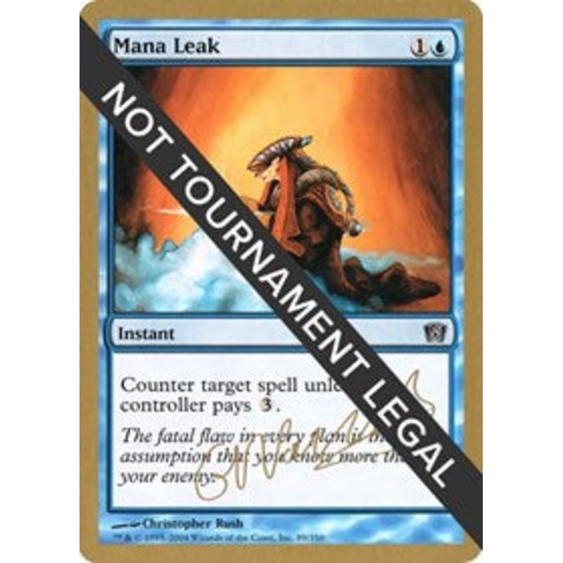 Mana Leak - 2004 Gabriel Nassif (8ED) [World Championship Decks]