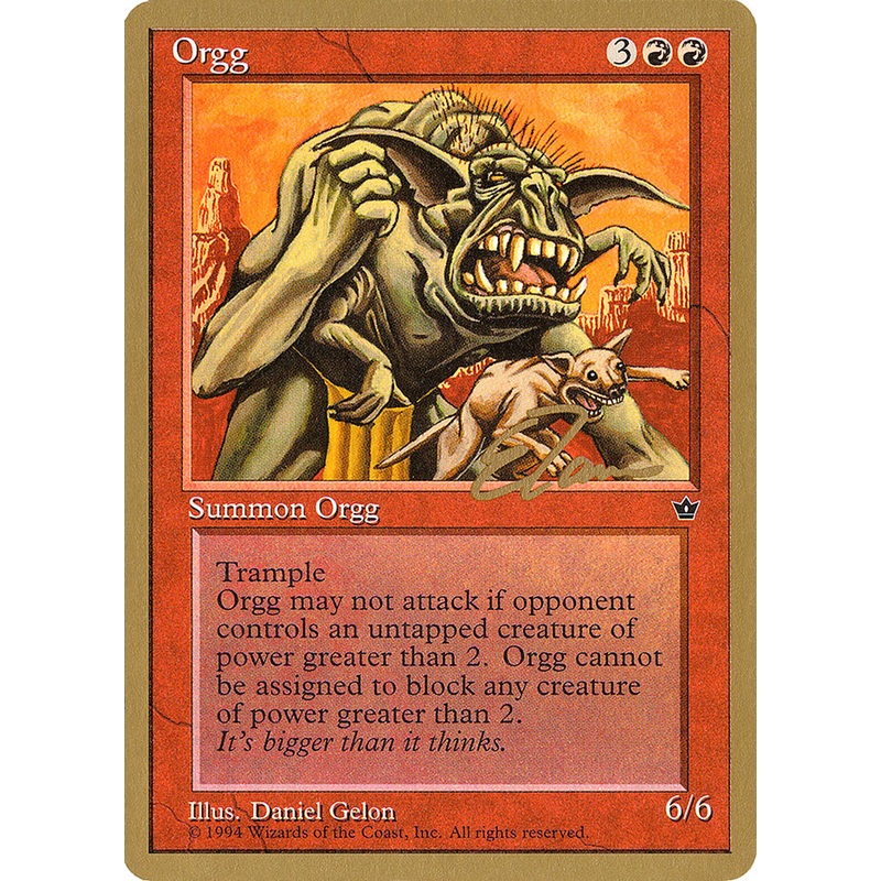 Orgg (Eric Tam) [Pro Tour Collector Set]