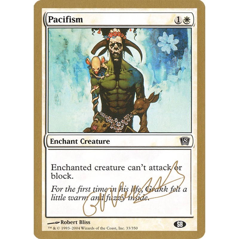 Pacifism (Gabriel Nassif) (SB) [World Championship Decks 2004]