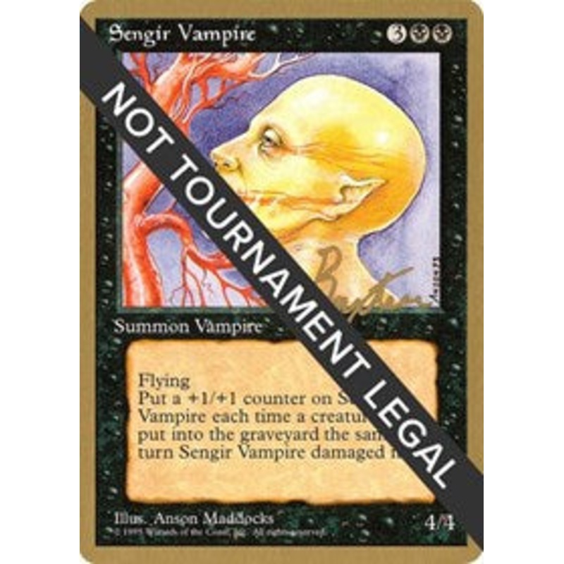 Sengir Vampire - 1996 George Baxter (4ED) [Pro Tour Collector Set]