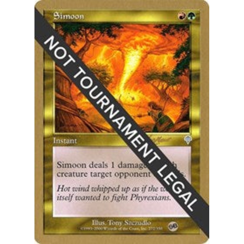 Simoon - 2002 Sim Han How (INV) (SB) [World Championship Decks]