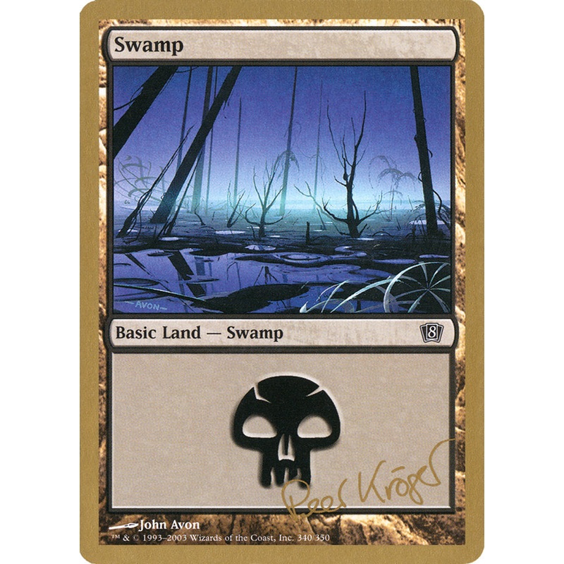 Swamp (pk340) (Peer Kroger) [World Championship Decks 2003]