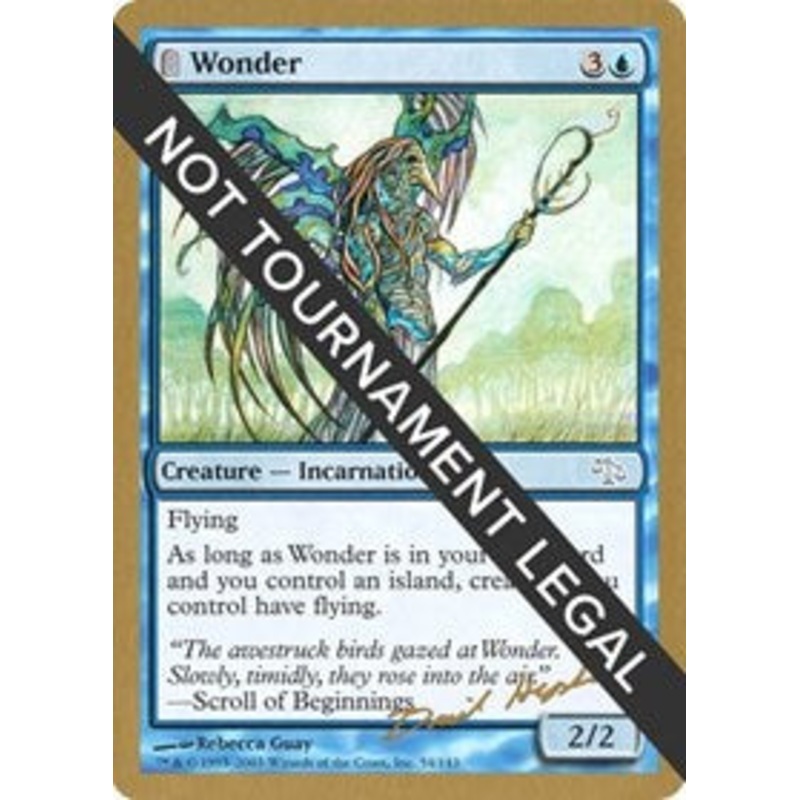 Wonder - 2003 Dave Humpherys (JUD) [World Championship Decks]