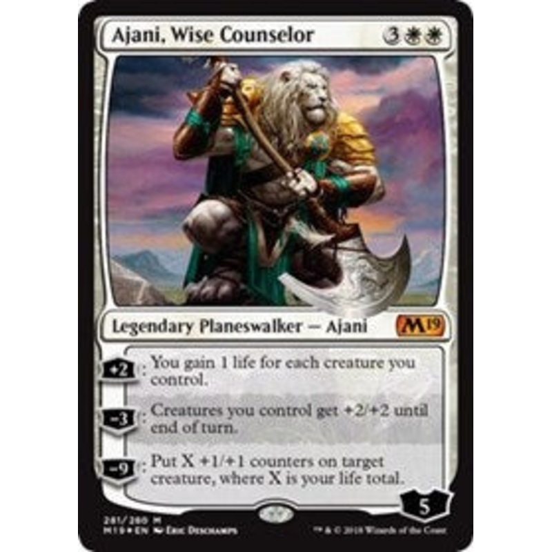 Ajani, Wise Counselor [Core Set 2019]