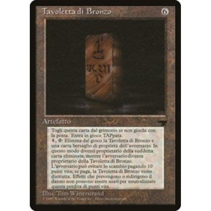 Bronze Tablet (Italian) - "Tavoletta di Bronzo" [Renaissance]