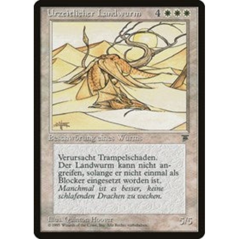 Elder Land Wurm (German) - "Urzeitlicher Landwurm" [Renaissance]