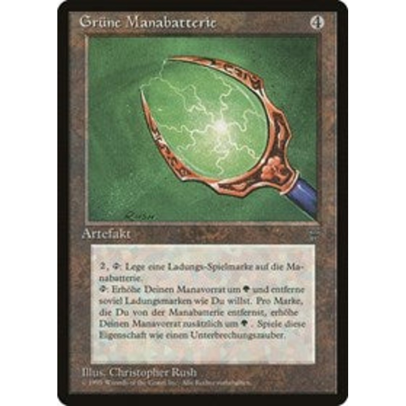 Green Mana Battery (German) - "GruneManabatterie" [Renaissance]
