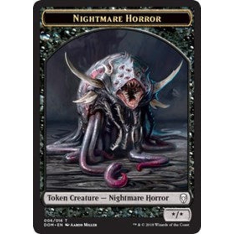 Nightmare Horror Token [Dominaria Tokens]