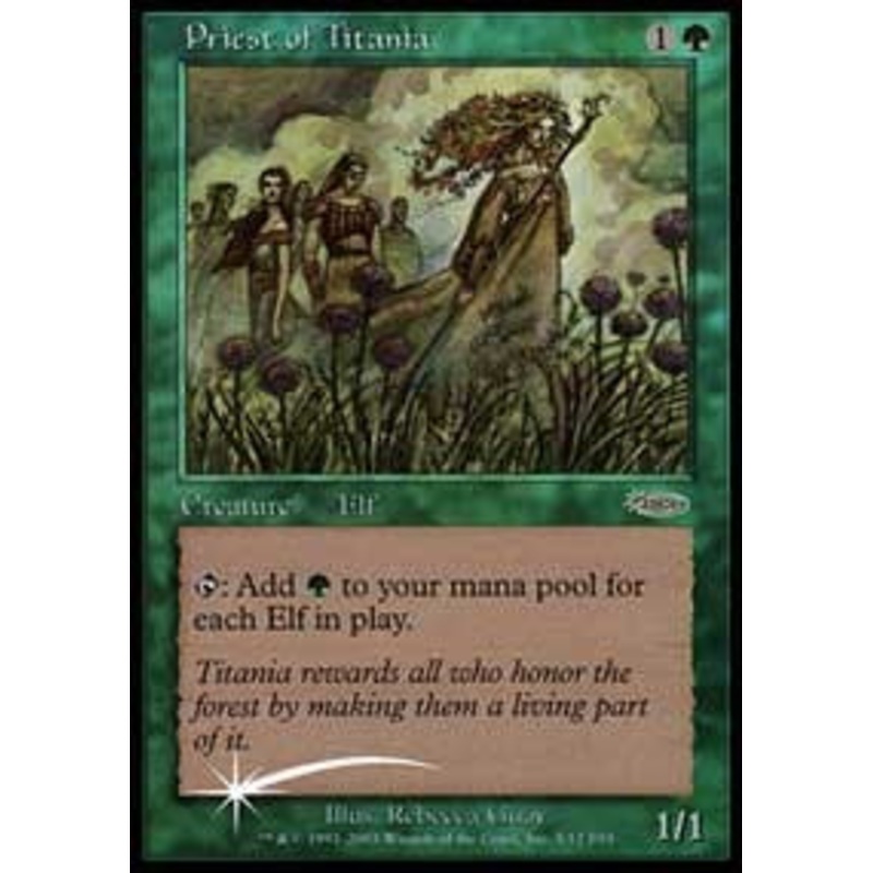 Priest of Titania [Friday Night Magic 2003]