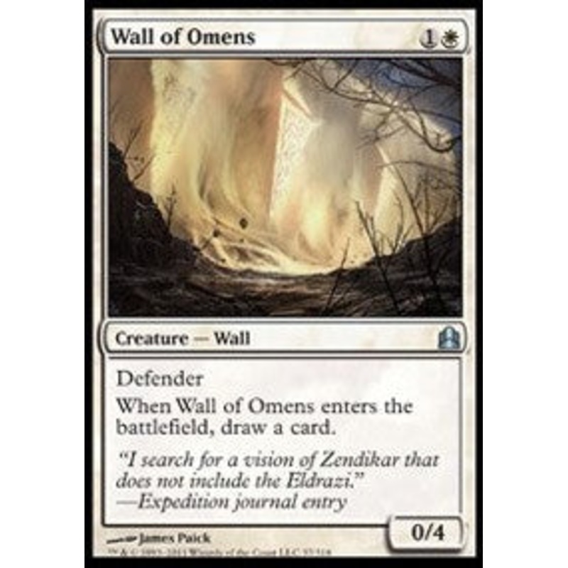 Wall of Omens [Commander 2011]