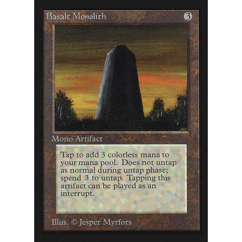 Basalt Monolith [International Collectors' Edition]