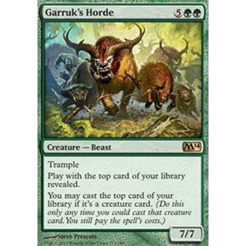 Garruk's Horde [Magic 2014]