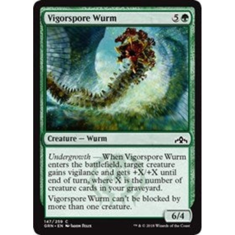 Vigorspore Wurm [Guilds of Ravnica]