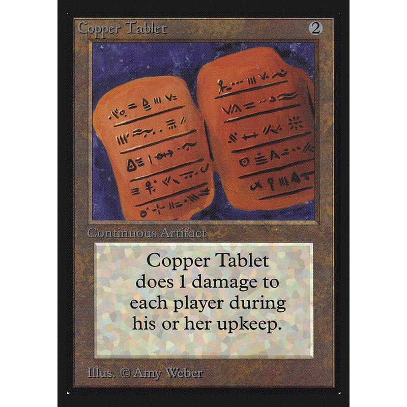 Copper Tablet [International Collectors' Edition]