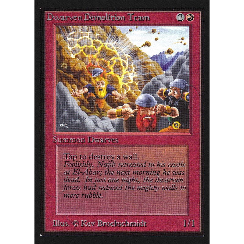 Dwarven Demolition Team [International Collectors' Edition]