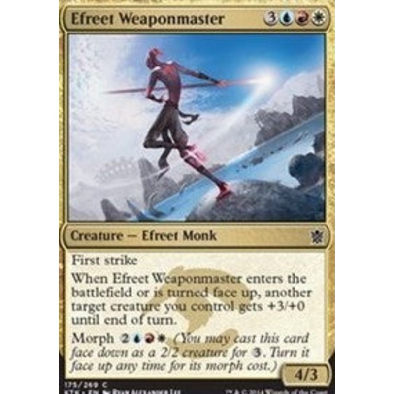 Efreet Weaponmaster [Khans of Tarkir]