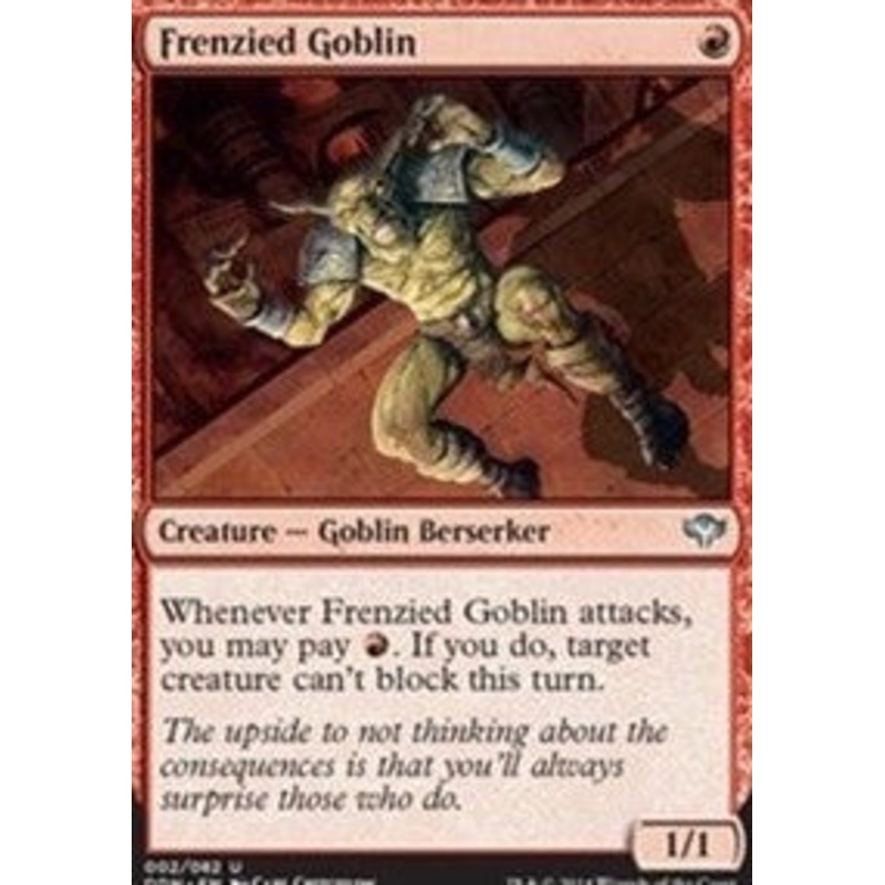 Frenzied Goblin [Duel Decks: Speed vs. Cunning]