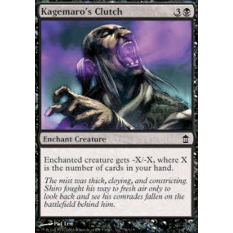 Kagemaro's Clutch [Saviors of Kamigawa]