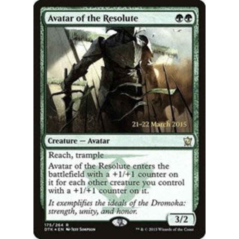 Avatar of the Resolute [Dragons of Tarkir Promos]