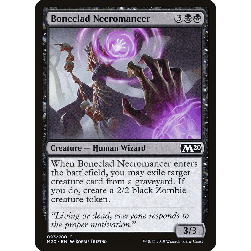 Boneclad Necromancer [Core Set 2020]
