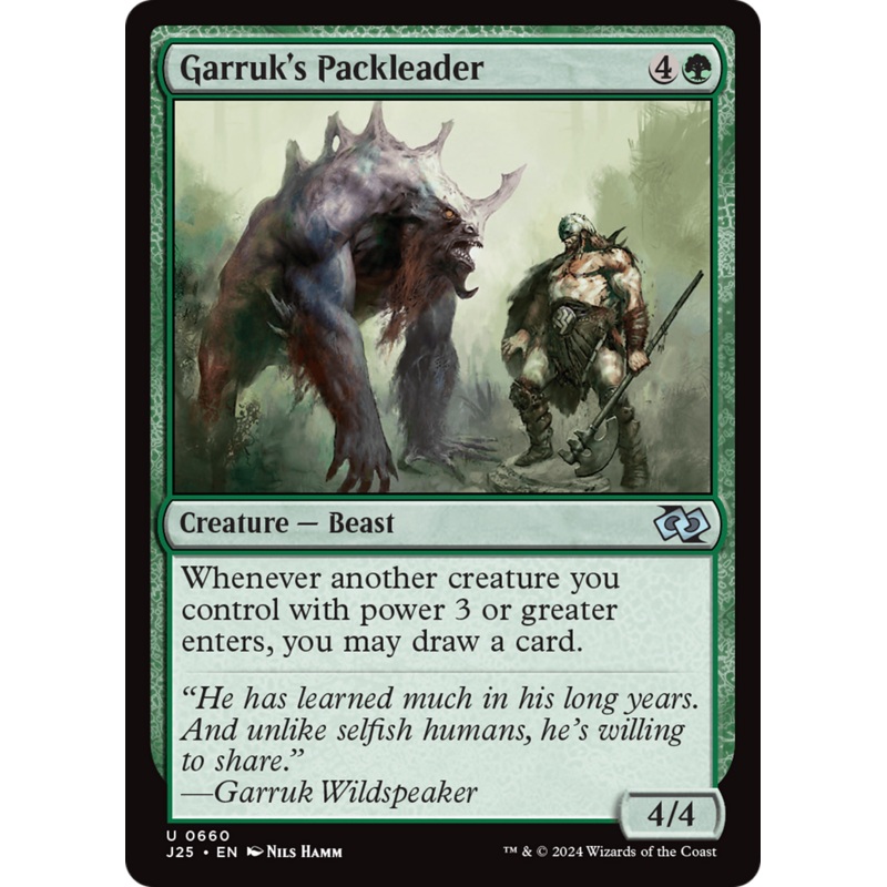 Garruk's Packleader [Foundations Jumpstart]