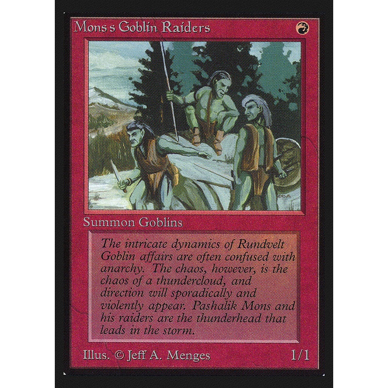 Mons's Goblin Raiders [International Collectors' Edition]
