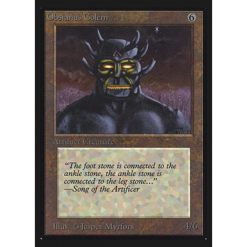 Obsianus Golem [International Collectors' Edition]