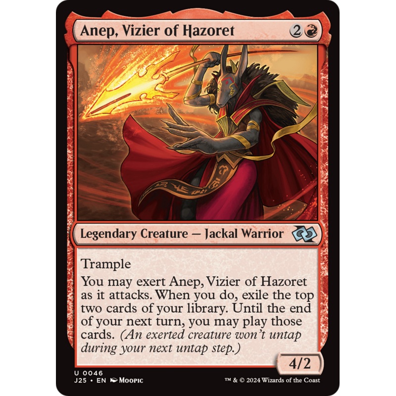 Anep, Vizier of Hazoret (Anime) [Foundations Jumpstart]