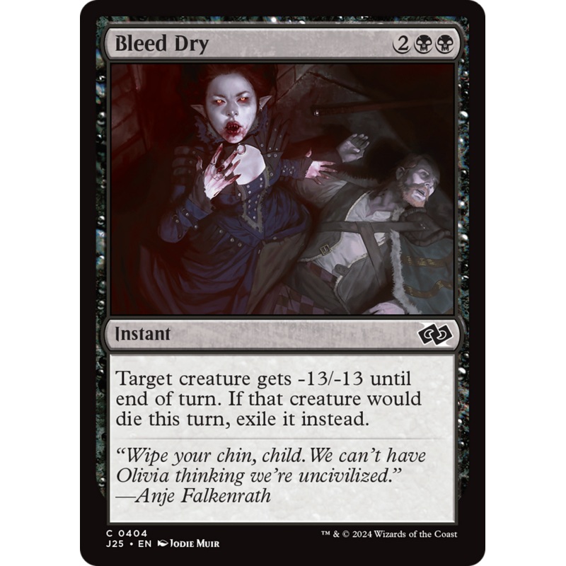 Bleed Dry [Foundations Jumpstart]