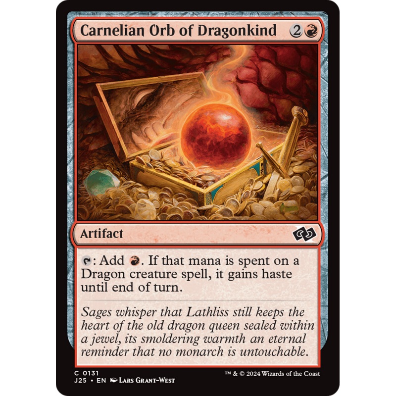 Carnelian Orb of Dragonkind [Foundations Jumpstart]