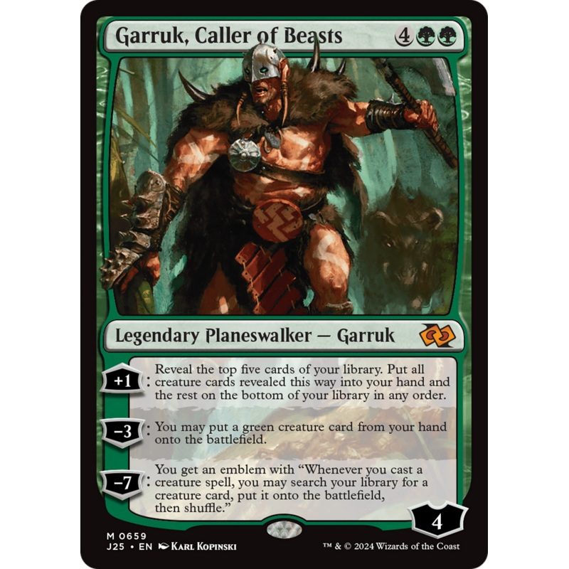 Garruk, Caller of Beasts [Foundations Jumpstart]