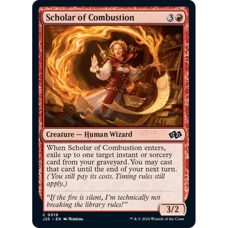 Scholar of Combustion [Foundations Jumpstart]