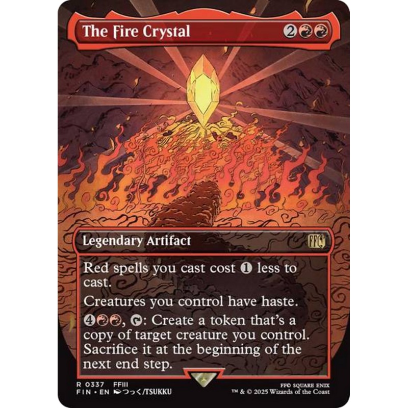 The Fire Crystal (Borderless) [FINAL FANTASY]