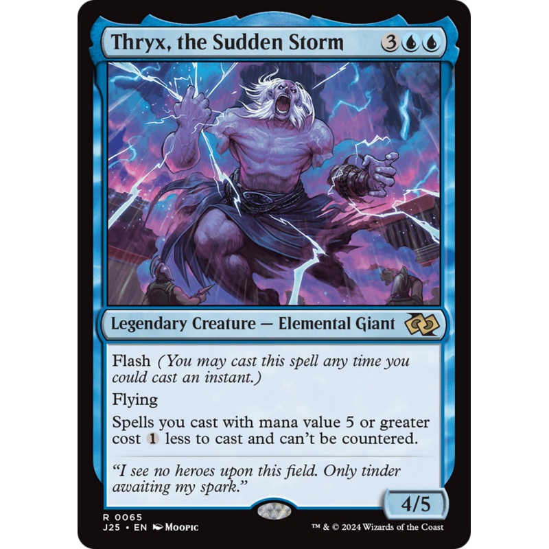 Thryx, the Sudden Storm (Anime) [Foundations Jumpstart]