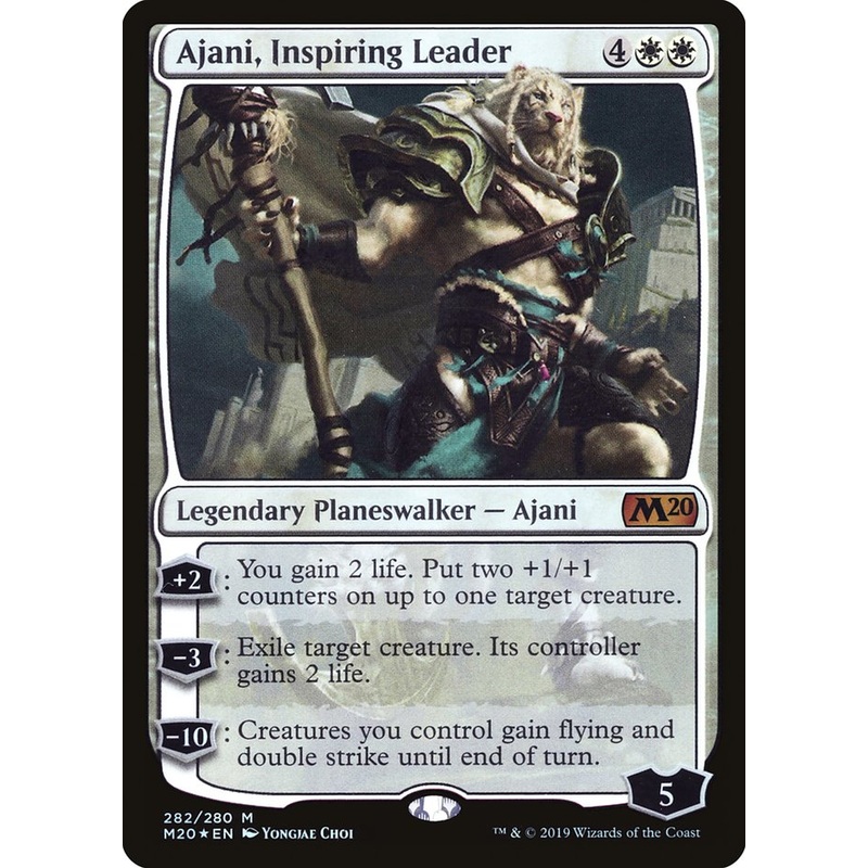 Ajani, Inspiring Leader [Core Set 2020]