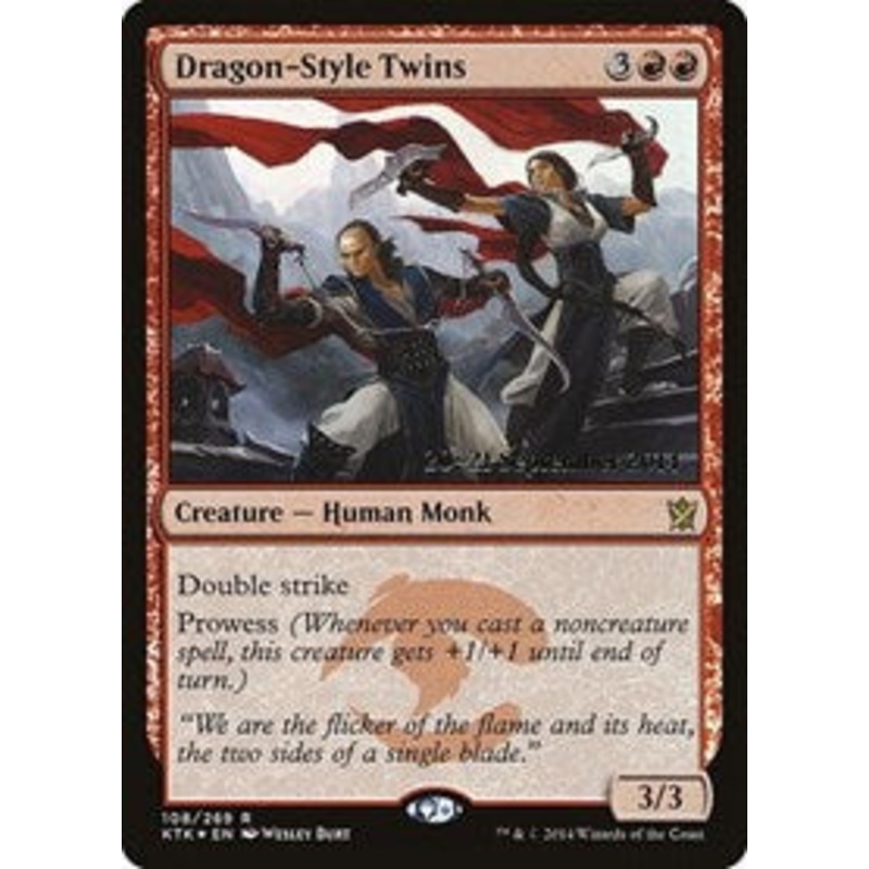 Dragon-Style Twins [Khans of Tarkir Promos]